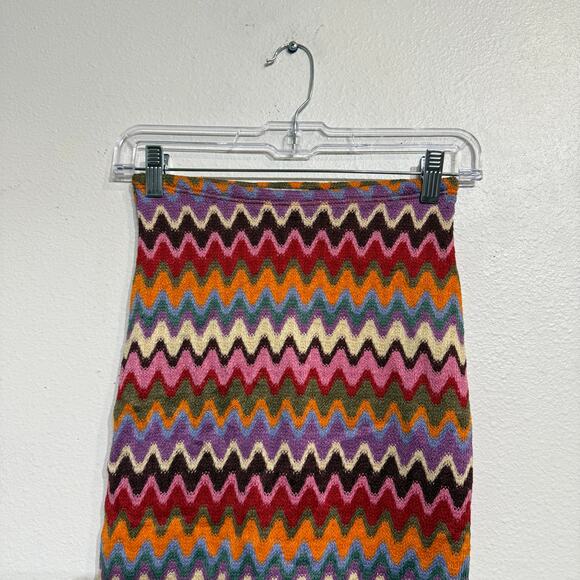 Chesley Striped Midi Skirt Sz SP - Picture 2 of 9